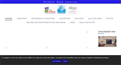 Desktop Screenshot of abys-entreprise.fr